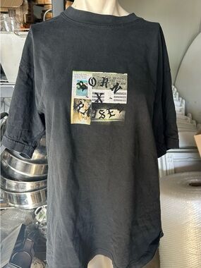 Born X raised party square tshirt size medium as is condition